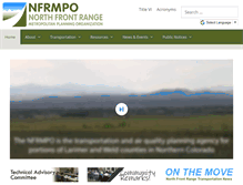 Tablet Screenshot of nfrmpo.org